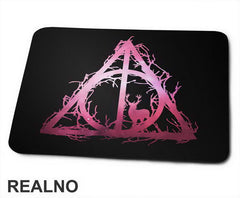 Pink Deathly Hallows - Harry Potter - Podloga za miš