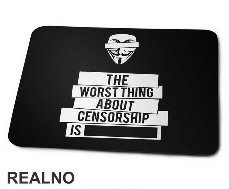 Censorship - Internet - Podloga za miš