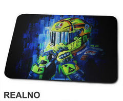 Blue Drawing - Rossi - VR - 46 - MotoGP - Sport - Podloga za miš