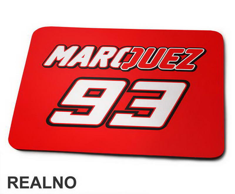 Marquez Text Logo - 93 - MotoGP - Sport - Podloga za miš