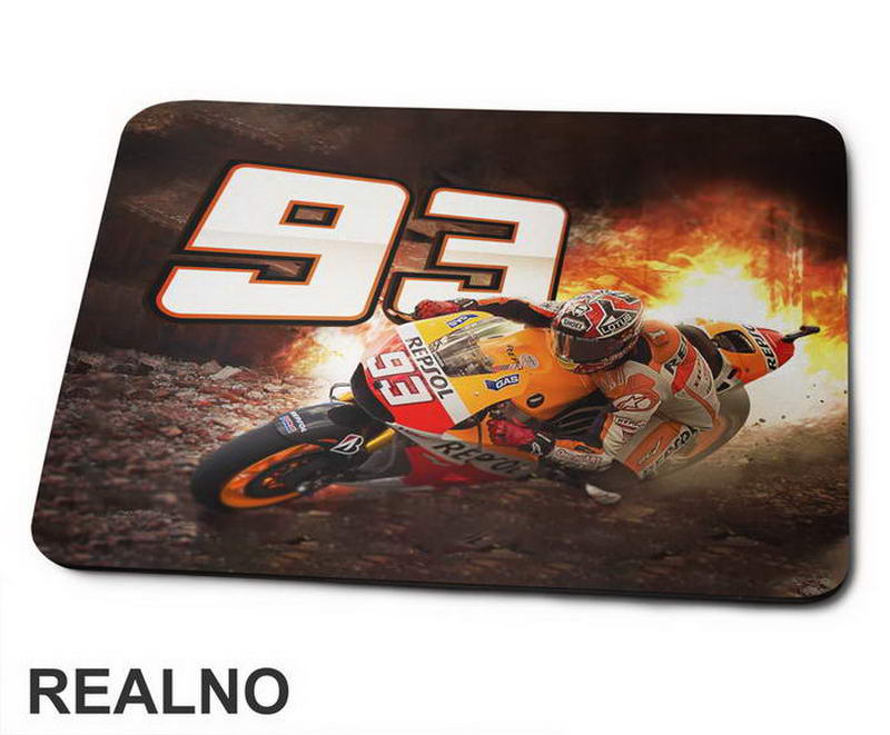 Marquez Fire Behind - 93 - MotoGP - Sport - Podloga za miš