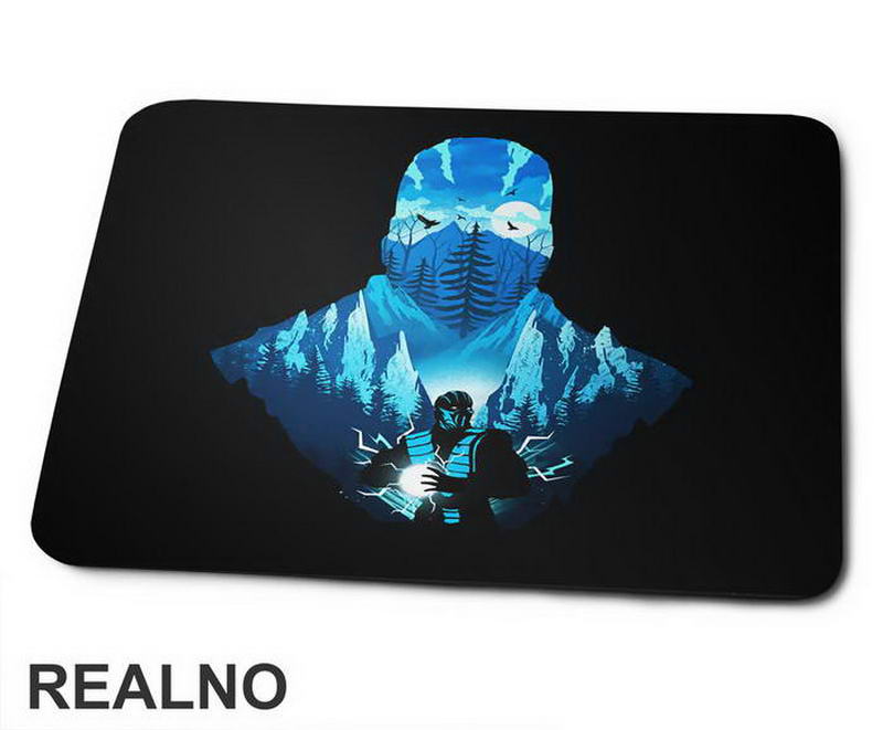 Sub Zero Double Exposure - Mortal Kombat - Podloga za miš