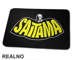 Saitama Yellow Text - One Punch Man - Podloga za miš