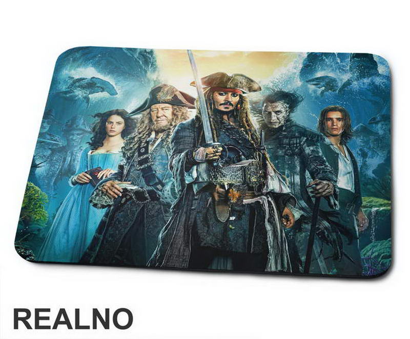 Dead Men Tell No Tales Characters - Pirates of the Caribbean - Podloga za miš