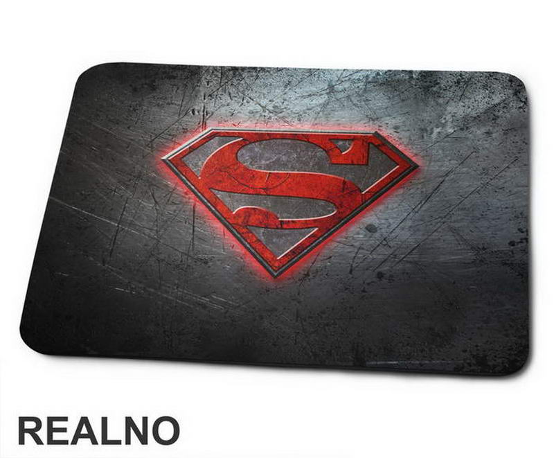 Radiant Red Logo - Superman - Podloga za miš