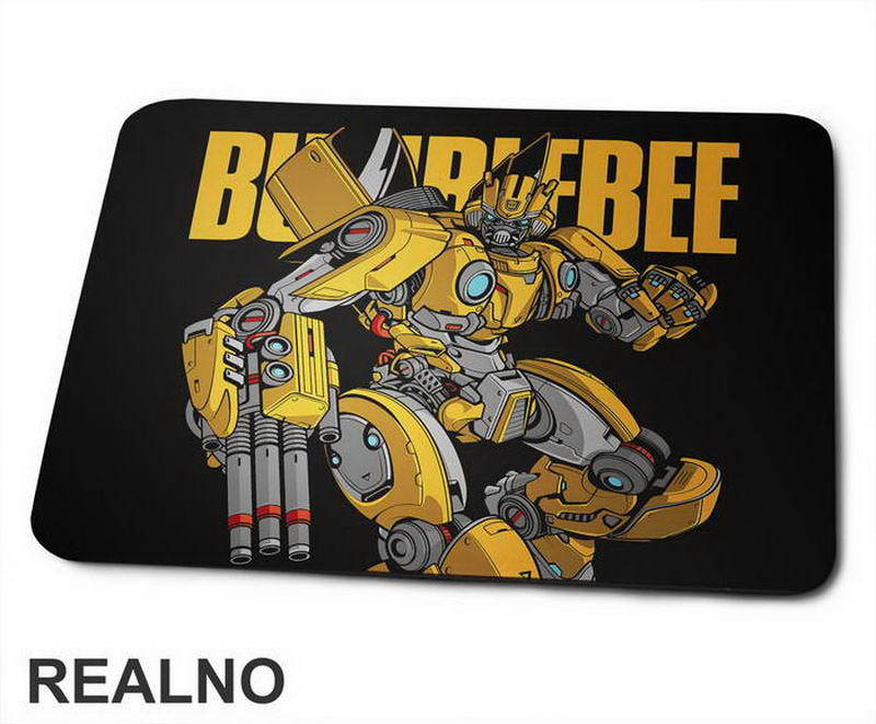 Bumblebee And His Machine Gun - Transformers - Podloga za miš