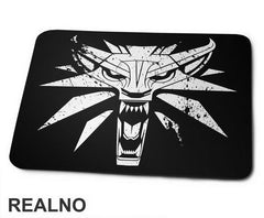 White Logo - The Witcher - Podloga za miš