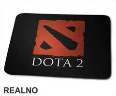 Dota 2 Logo - Black And Red - Podloga za miš