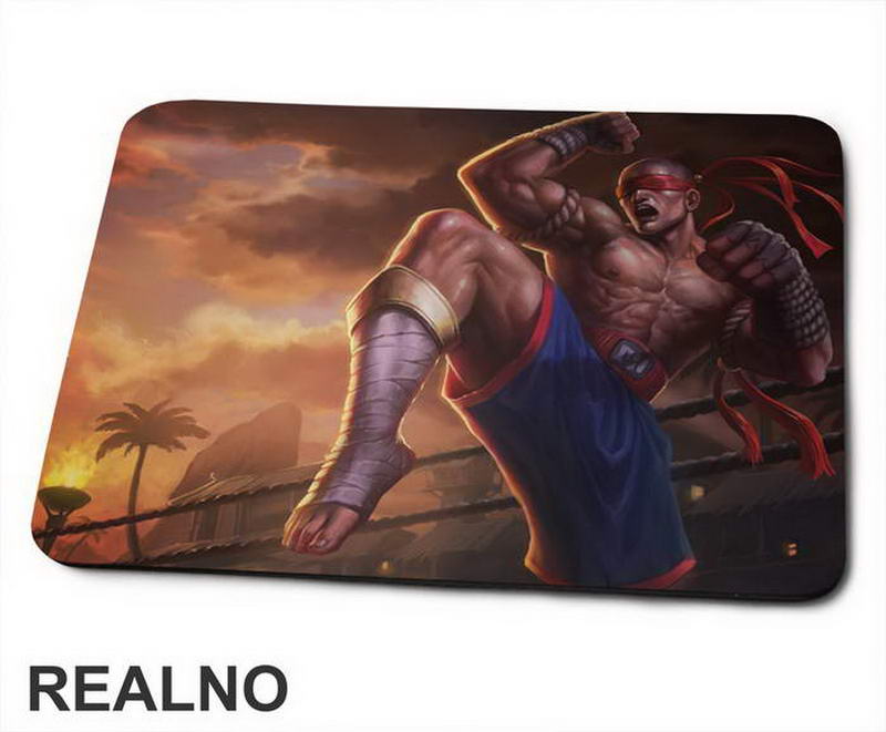 Muay Thai Lee Sin - League Of Legends - LOL - Podloga za miš