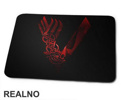 Red Logo - Vikings - Podloga za miš