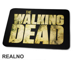 Yellow Text Logo - The Walking Dead - Podloga za miš