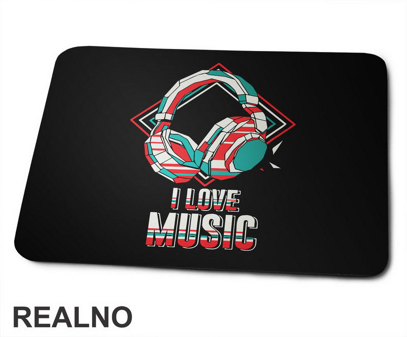 I Love Music - Parts - Muzika - Podloga za miš