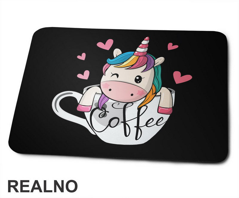 Inside A Coffee Mug - Unicorn - Jednorog - Podloga za miš