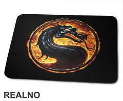 Fire Logo - Mortal Kombat - Podloga za miš