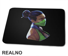 Jade Portrait Illustration - Mortal Kombat - Podloga za miš