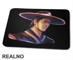 Kung Lao Portrait Illustration - Mortal Kombat - Podloga za miš