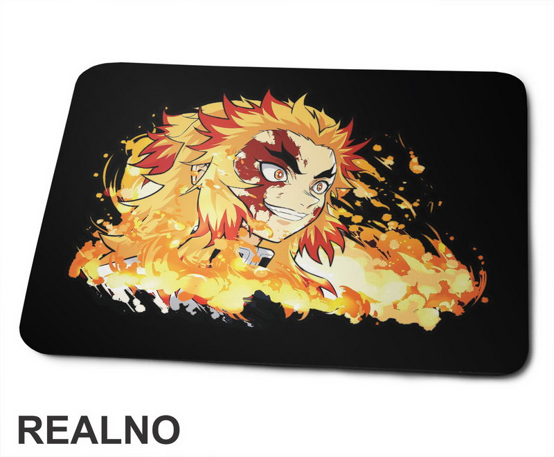 Kyojuro Rengoku - Demon Slayer - Podloga za miš