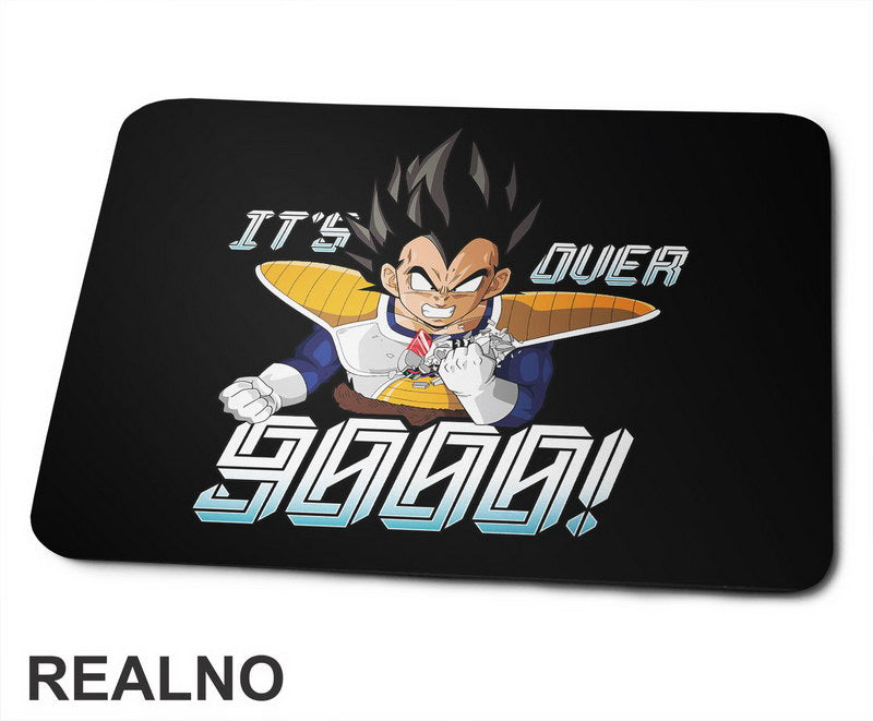It's Over 9000 Vegeta Rage - Goku - Dragon Ball - Podloga za miš