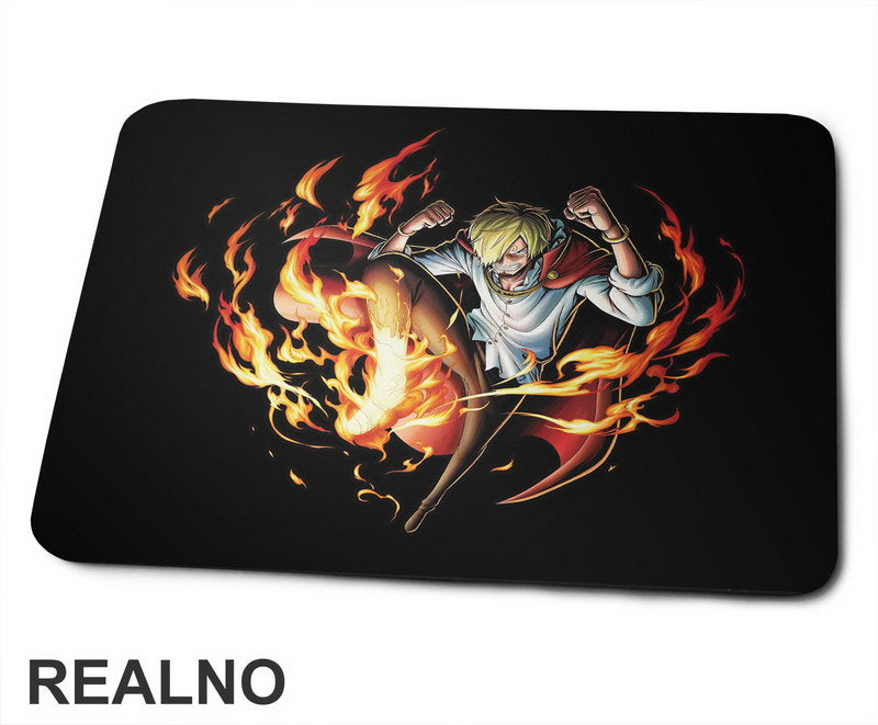 Diable Jambe - Sanji - One Piece - Podloga za miš