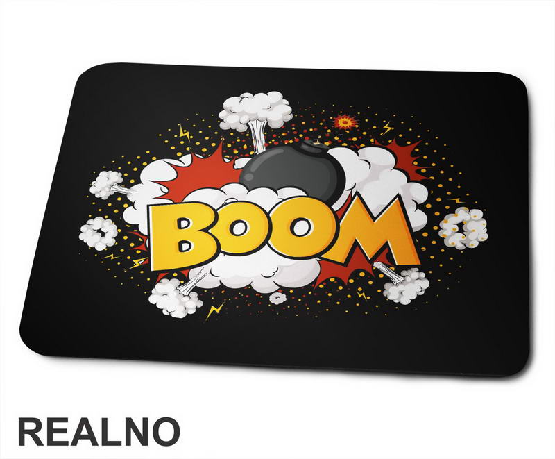 Boom - Lightning - Art - Podloga za miš