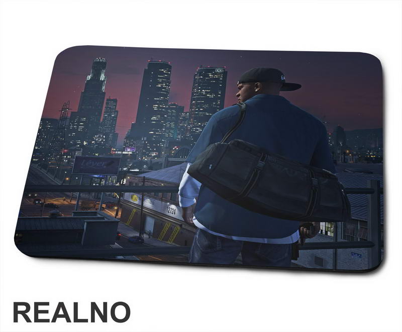 Franklin Above City - GTA 5 - Podloga za miš