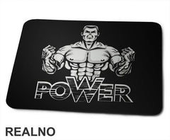 Power - Bodybuilder - Trening - Podloga za miš