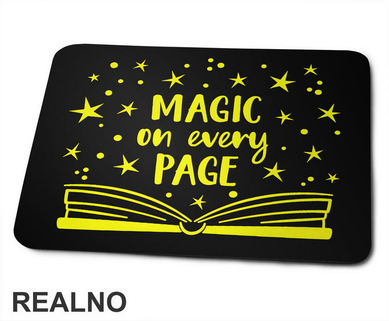 Magic Of Every Page - Yellow - Books - Čitanje - Knjige - Podloga za miš