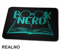 Book Nerd - Green - Books - Čitanje - Knjige - Podloga za miš