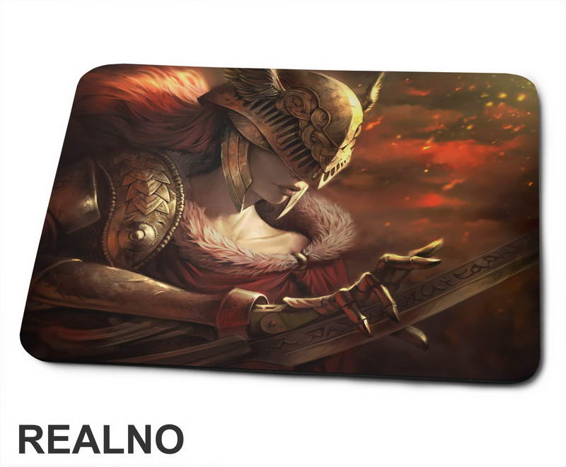 Malenia Blade of Miquella - Fire - Elden Ring - Podloga za miš