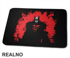 Red Background - Scratched - Batman - Podloga za miš