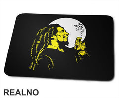 Bob Marley Sihlouette - Yellow And White - Muzika - Podloga za miš