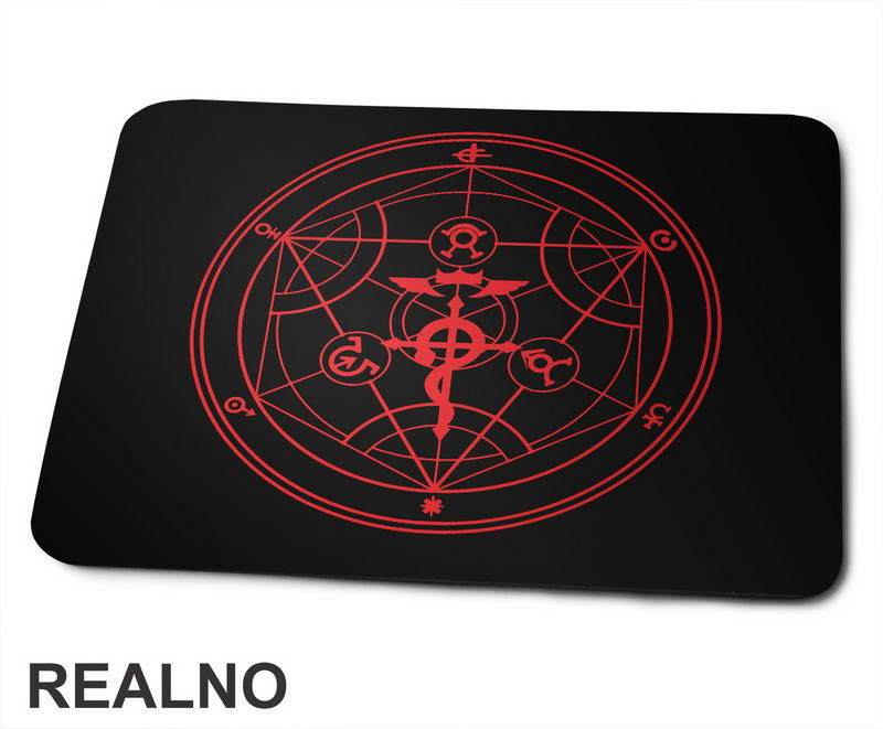 Human Transmutation Circle - Fullmetal Alchemist - Anime - Podloga za miš