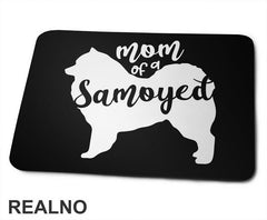 Mom Of A Samoyed - Silhouette - Samojed - Pas - Dog - Podloga za miš