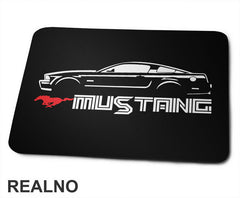 Mustang - Silhouette - Kola - Auto - Podloga za miš