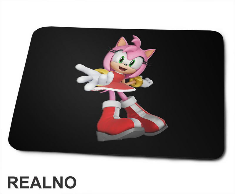 Amy Rose Portrait - Sonic - Podloga za miš