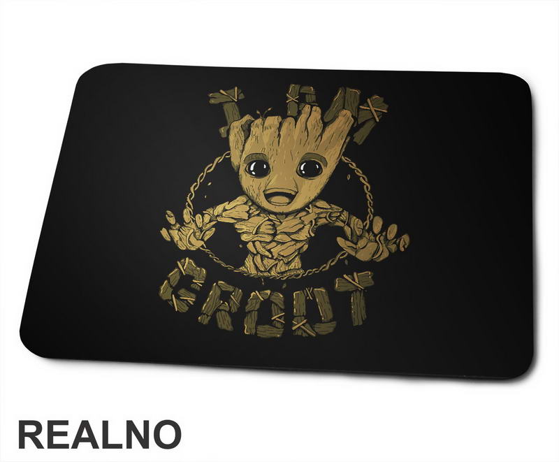 I Am Groot - Brown Nature - Guardians of the Galaxy - Podloga za miš
