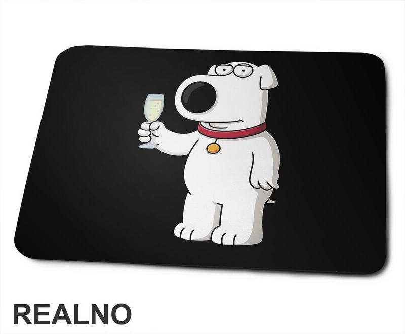 Brian And A Drink - Family Guy - Podloga za miš