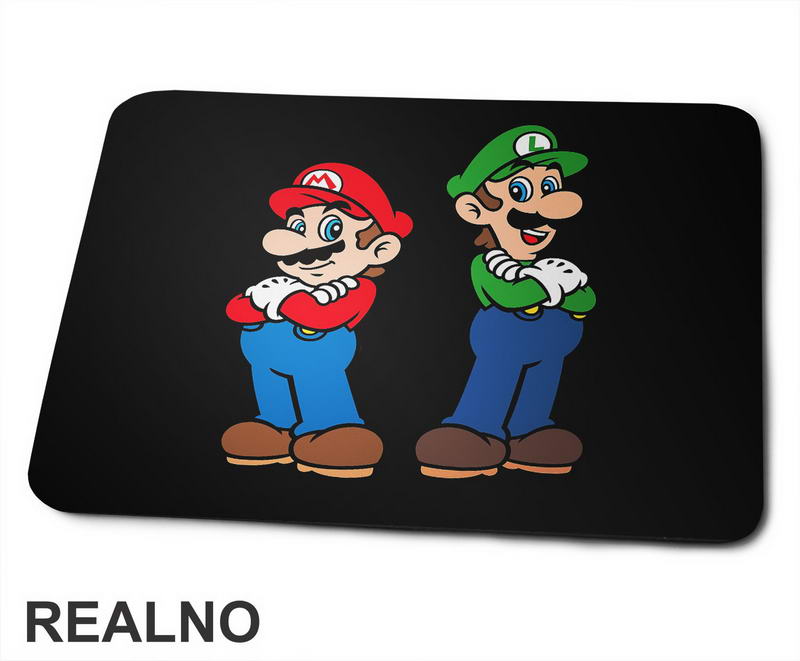 Braća - Luidji - Luiđi - Super Mario - Podloga za miš