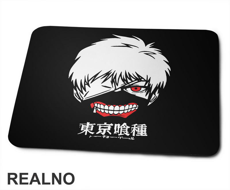 Kaneki Face Logo - Tokyo Ghoul - Podloga za miš