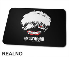 Kaneki Face Logo - Tokyo Ghoul - Podloga za miš