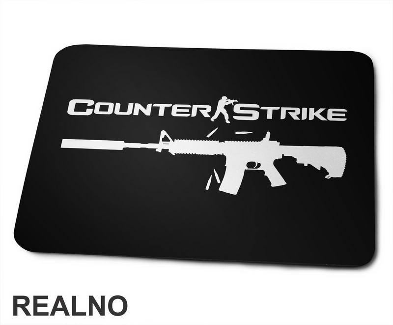 Black M16 - Counter - Strike - CS - Podloga za miš