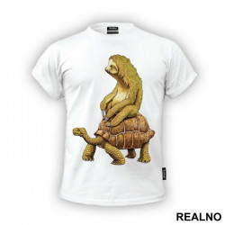 Sloth And Turtle - Art - Majica