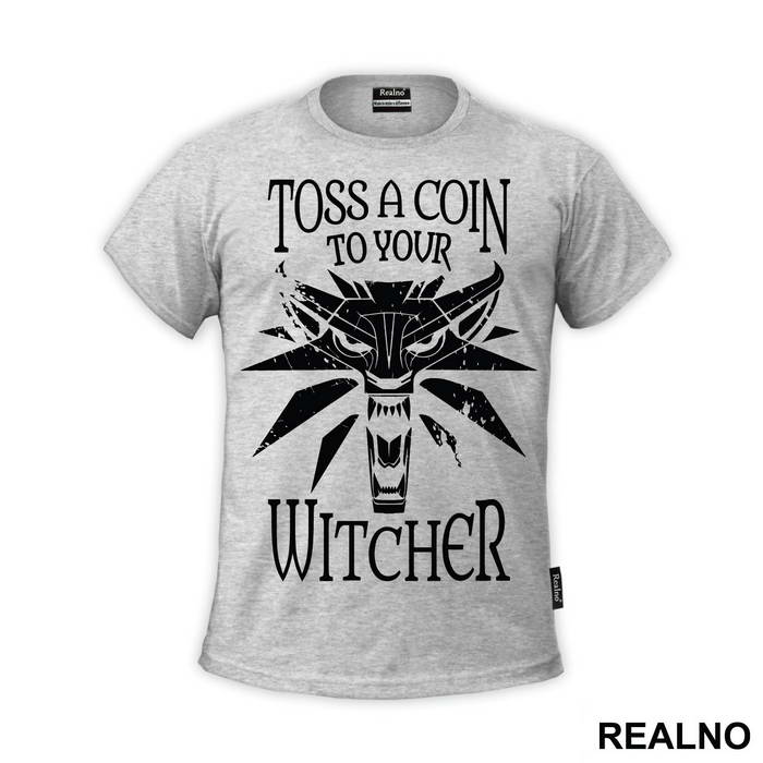 Toss A Coin To Your Witcher - Logo - The Witcher - Majica
