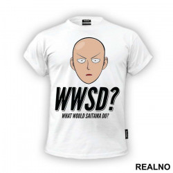 What Would Saitama Do - One Punch Man - Majica What Would Saitama Do - One Punch Man - Majica