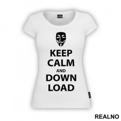 Keep Calm And Download - Internet - Majica