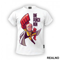 Saitama Illustration - One Punch Man - Majica Saitama Illustration - One Punch Man - Majica
