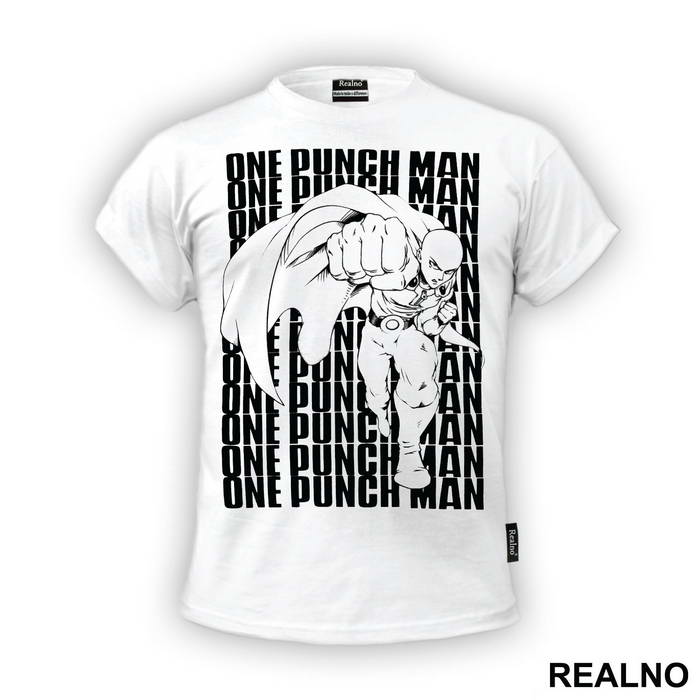 Saitama Text - One Punch Man - Majica