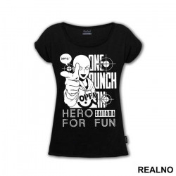 Hero For Fun Saitama - One Punch Man - Majica Hero For Fun Saitama - One Punch Man - Majica