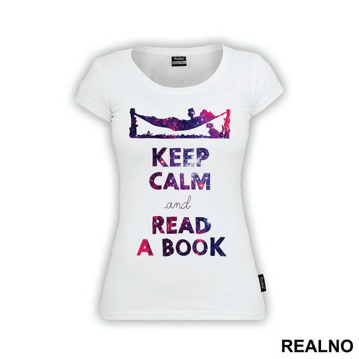 Keep Calm And Read A Book - Geek - Majica