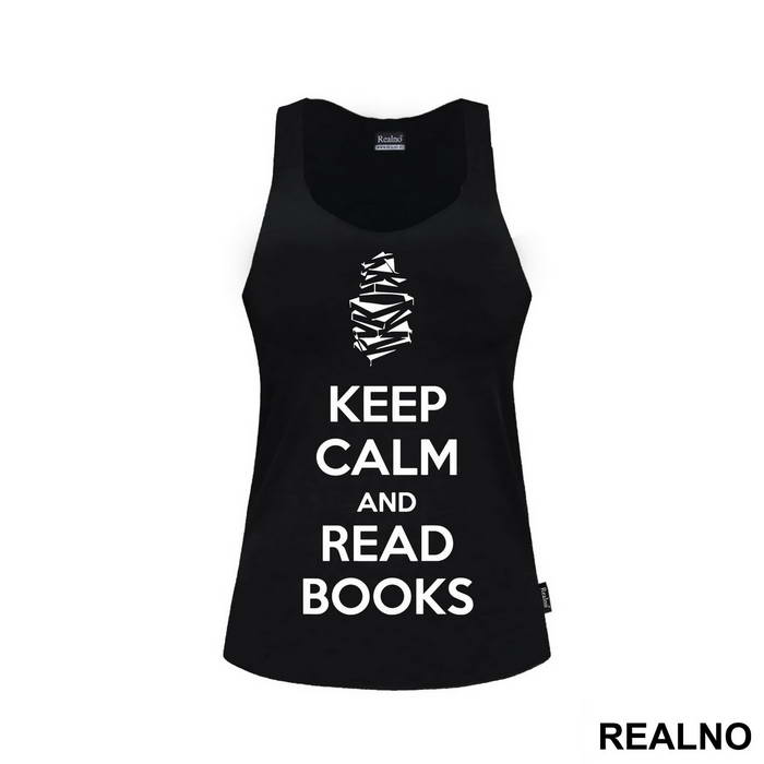 Keep Calm And Read Books - Geek - Majica